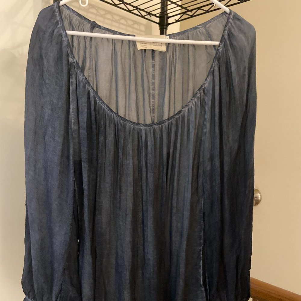 Sheer, Flowy Blouse